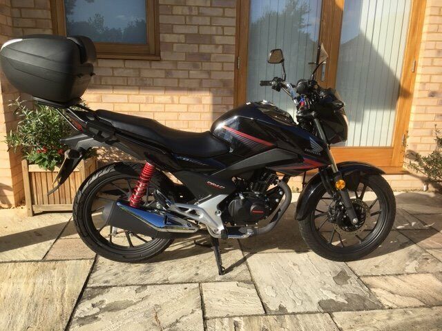 honda cb125f onyx blue metallic